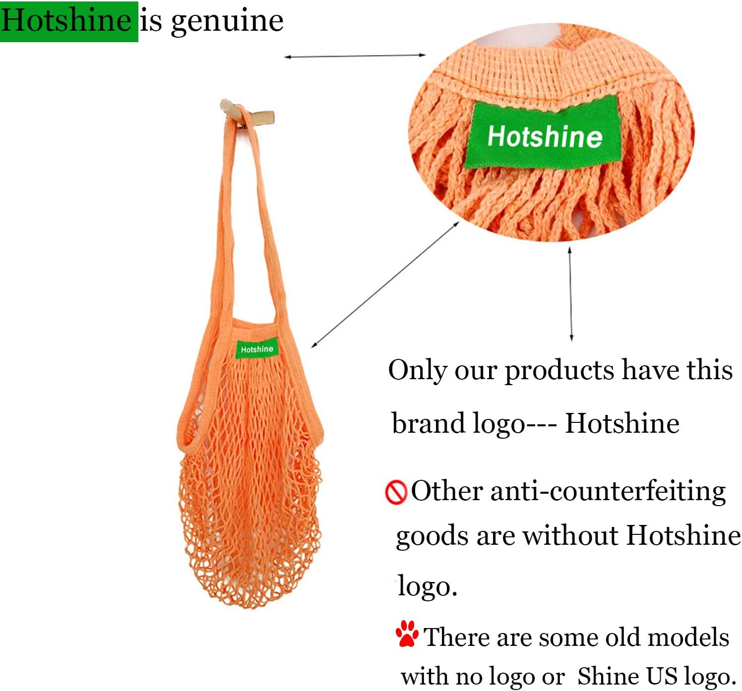 hot shine cotton mesh bags