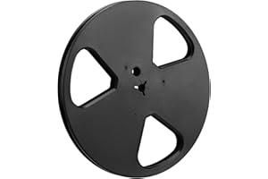Relaxweex 1 Pcs 7" x 1/4" Reel to Reel Tape Recorder Plastic Empty Tape Reel Recording Take Up Reel Compatible with TEAC/ReVox Studer