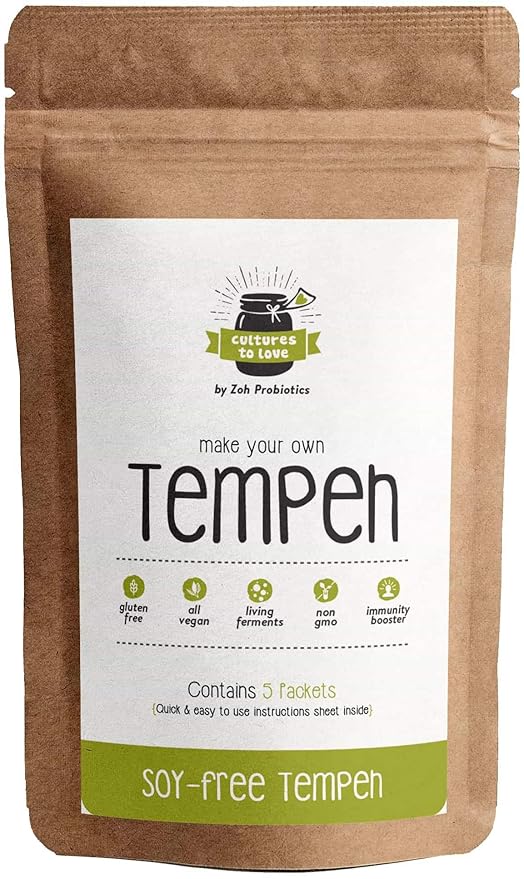 Cultures To Love Tempeh Starter Culture (Soy-Free Tempeh): Amazon.in ...