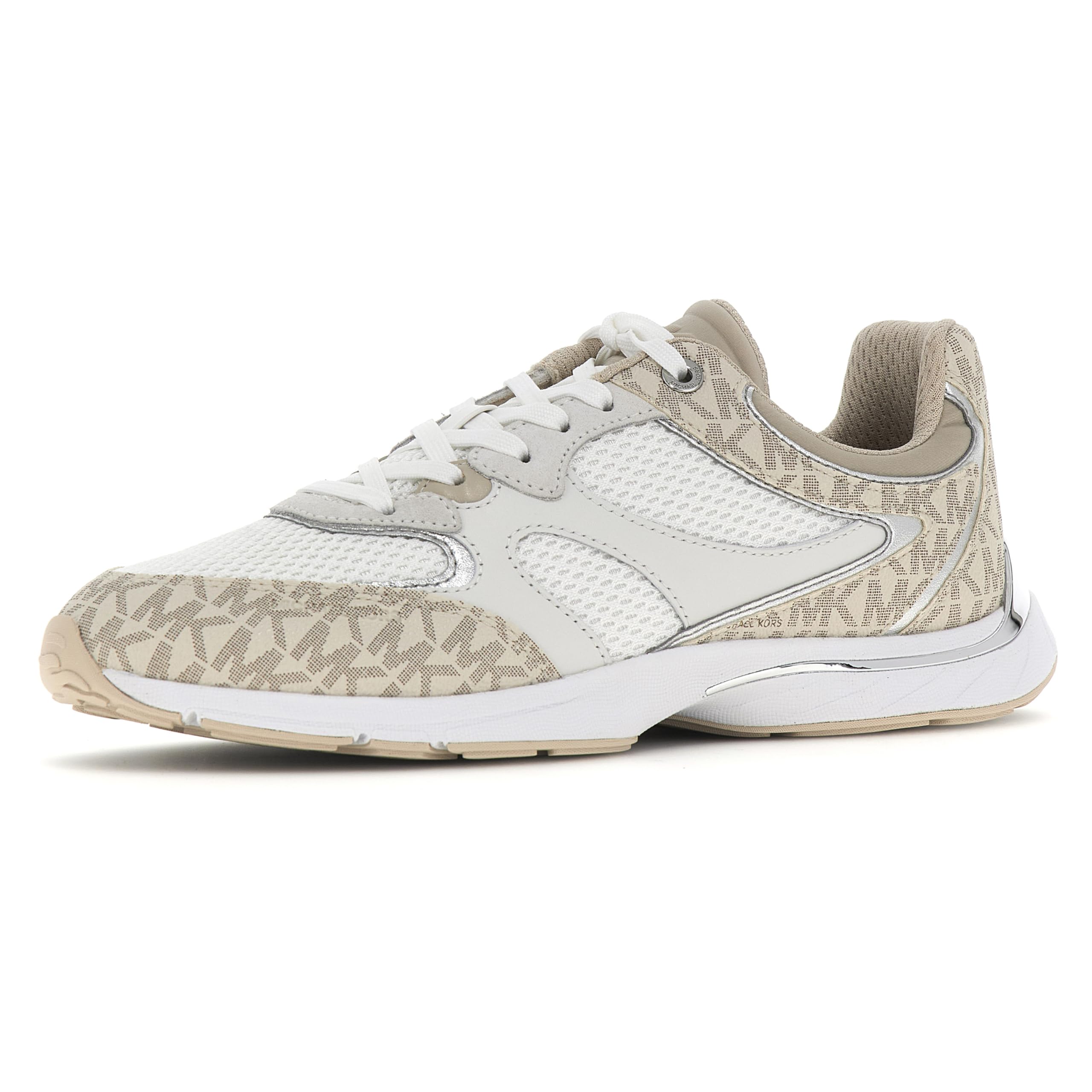 Michael Michael Kors Womens Riley Trainer Vanilla Multi 11 M