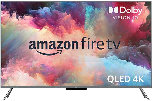 Amazon Fire TV 55" Omni QLED Series 4K UHD smart TV, Dolby Vision IQ, Fire TV Ambient Experience, local dimming, hands-free with Alexa