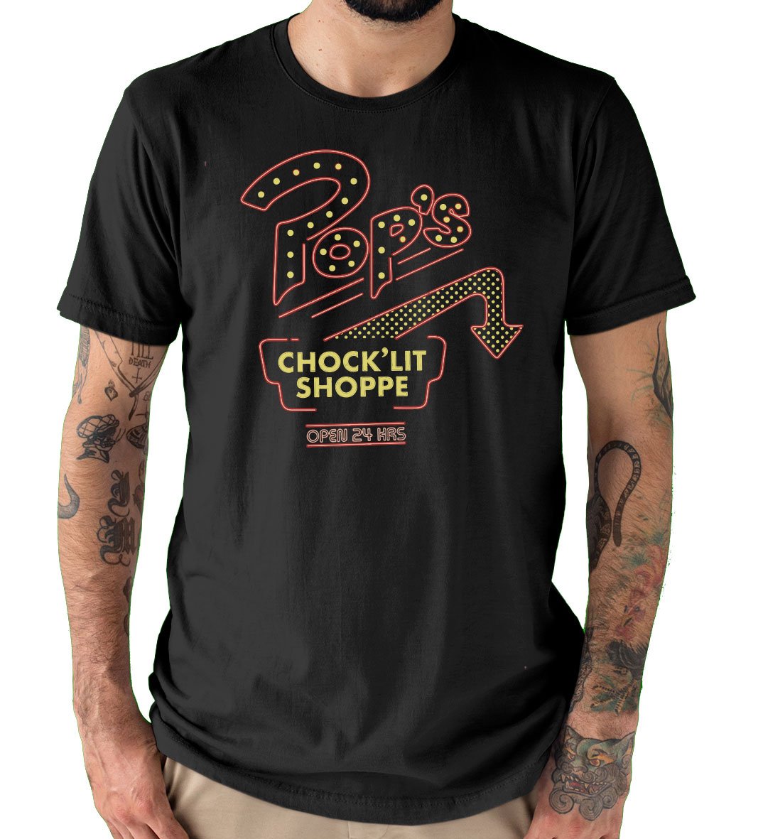 Riverdale Pop's Chock'Lit Shoppe T-Shirt Men's & Ladies Unisex Tee Shirt Top