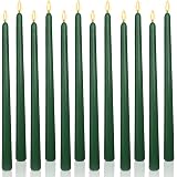Smokeless Taper Candles - 8 Inch Unscented Candlesticks In Candy Colors, For Weddings, Holidays & Home Decor