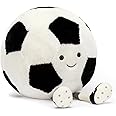 Jellycat Amuseables Soccer Ball Stuffed Toy, 12 inches - Soccer Ball Plush Gift for Sports Fans