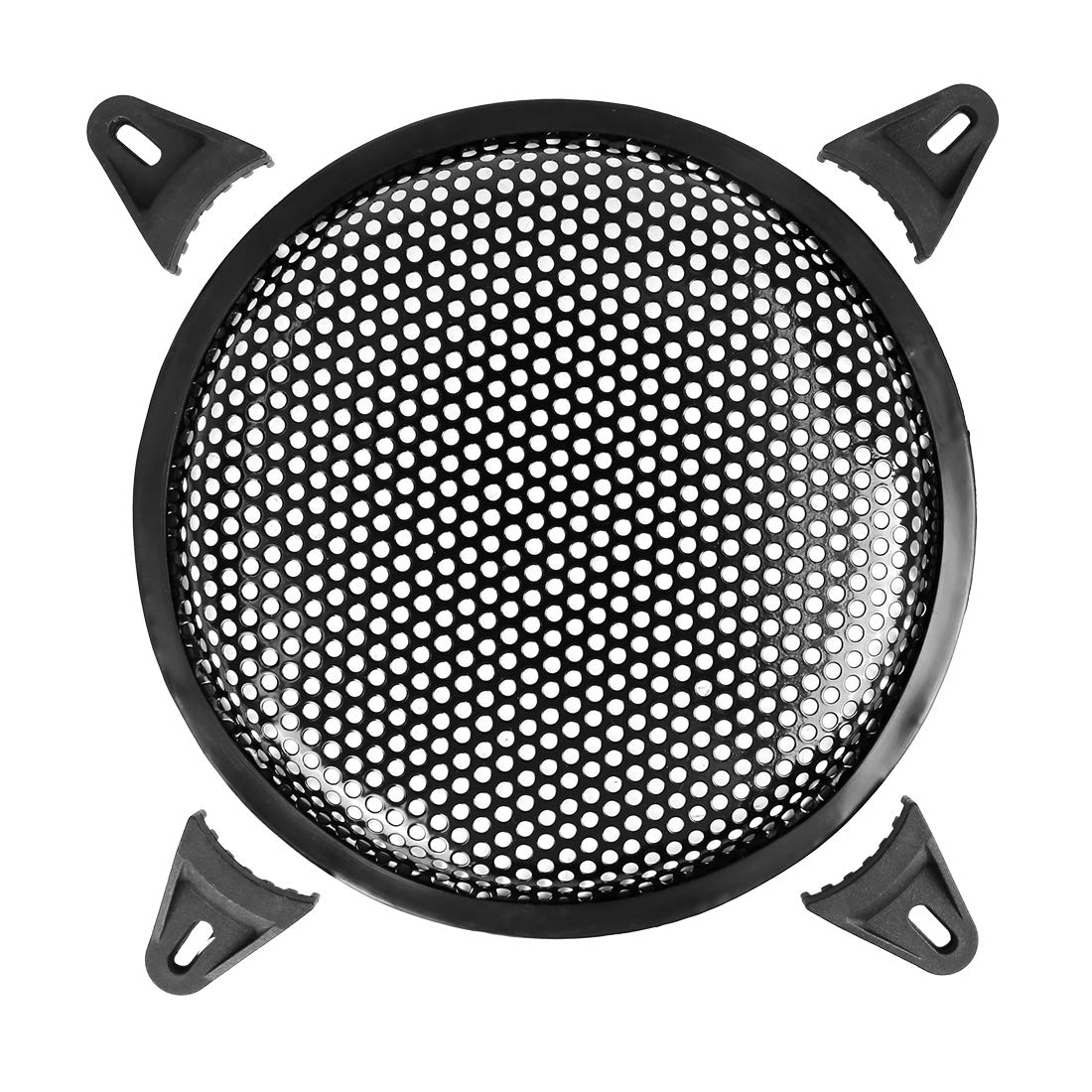 X AUTOHAUX 8 Inch Car Speaker Subwoofer Metal Black Waffle Grill Cover Guard