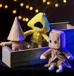 Goulegu Little Nightmares 2 Plush Toy 3pcs, Little