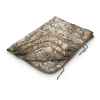 Military Style Wet Weather Poncho Liner Blanket - Woobie Multicam OCP