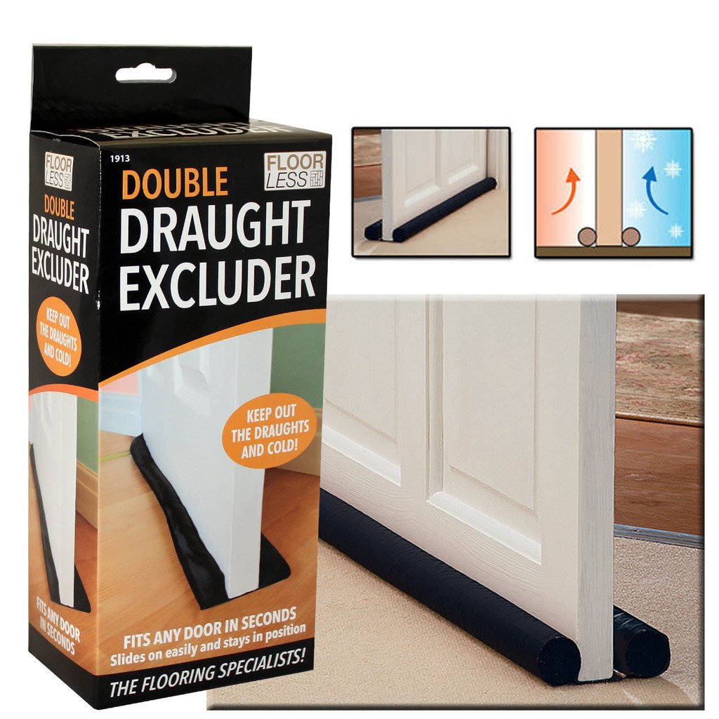 draft excluder for side of door