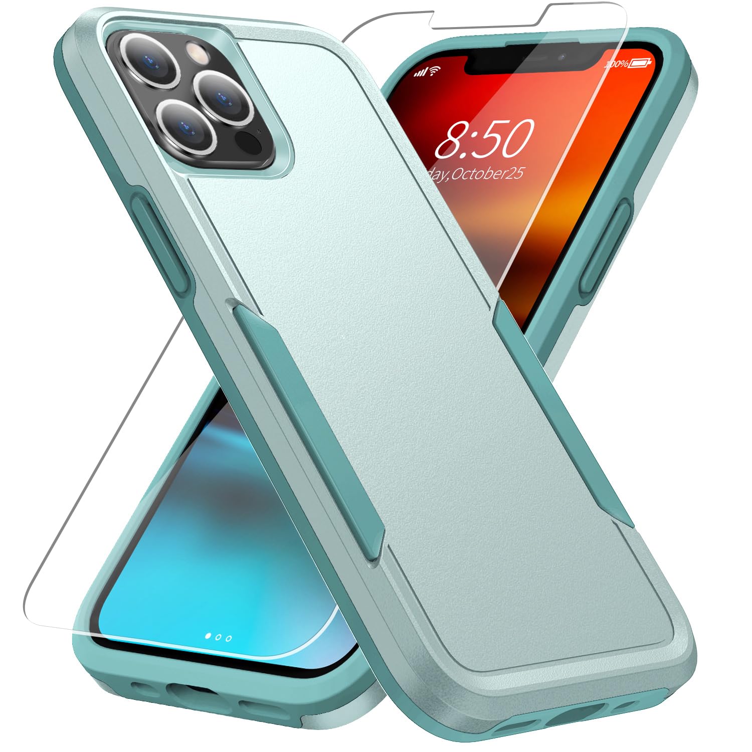 Warsia for iPhone 13 Pro Max Case, with HD Screen