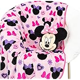Jay Franco Disney Minnie Mouse Nogginz Set - 40 x 50 Inch Lightweight Travel Throw Blanket & Pillow - Kids Super Soft 2 Piece Bedding Set