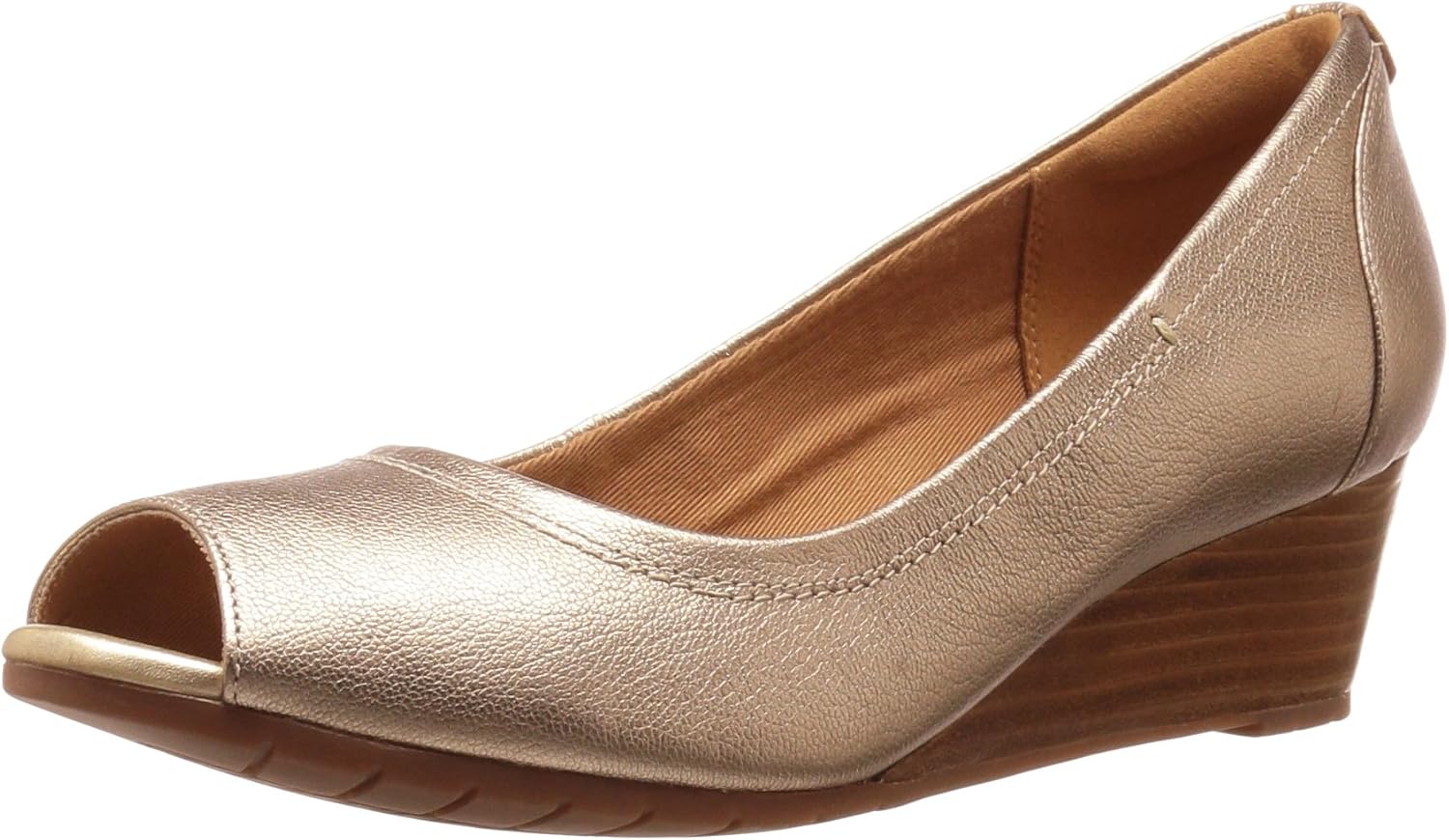 clarks open toe heels