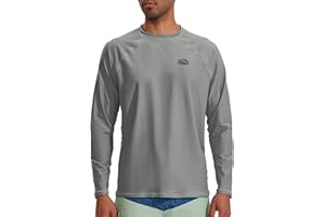 Willit Men's Rash Guard Swim Shirts SPF Water Sun Shirt Long Sleeve UPF 50+ UV Protection Loose Fit Quick Dry