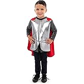 Little Adventures Royal Knight Hooded Cape and Costume - Machine Washable Child Pretend Play and Party Costume