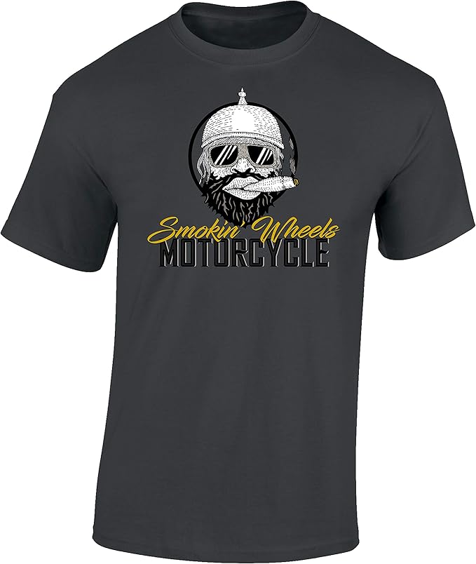 camiseta smoking wheels