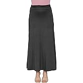 STRETCH IS COMFORT Women's & Plus Size Knee and Ankle Length Ruched Waist Flowy Skirt | Soft & Lightweight | Sizes S - 5X