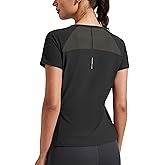 Pioneer Camp Women's Workout Tops Short Sleeve Athletic Shirts Moisture Wicking Quick Dry Mesh Back Yoga Tees for Running Gym