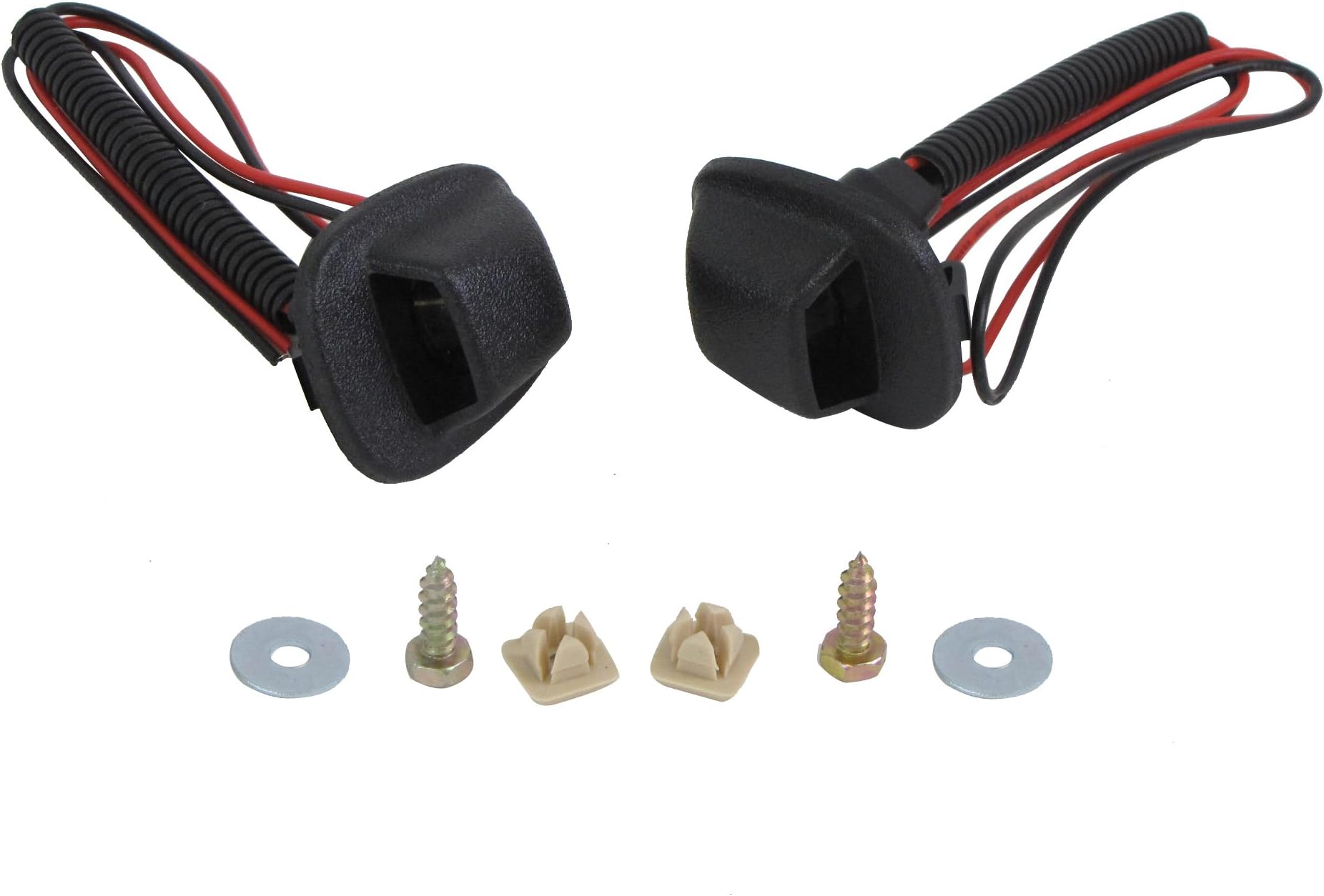 For 98-04 FRONTIER REAR STEP BUMPER LICENSE LIGHT KIT (WITH LENS , BULB & CABLE , SCREWS)