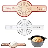 Silicone Bread Sling for Dutch Oven, Non-Stick & Easy Clean Bread Baking Mat, 2 Pcs Reusable Bread Sling with Long Handle to Transfer Dough