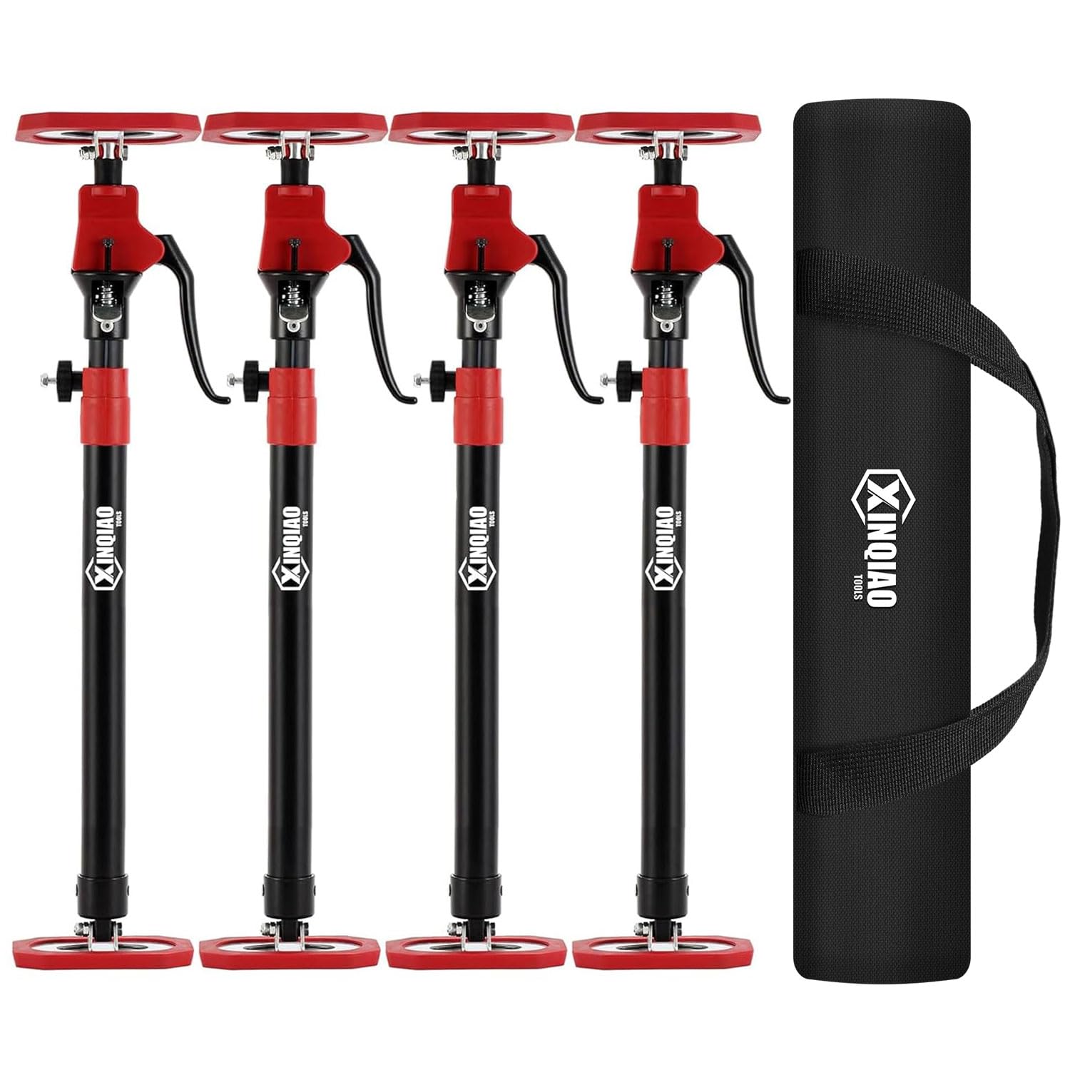 Photo 1 of XINQIAO Cabinet Jacks for Installing Cabinets, Heavy Duty Third Hand Tools Adjustable Support Pole from 23.6 in to 45.3 in, 4 PCS
