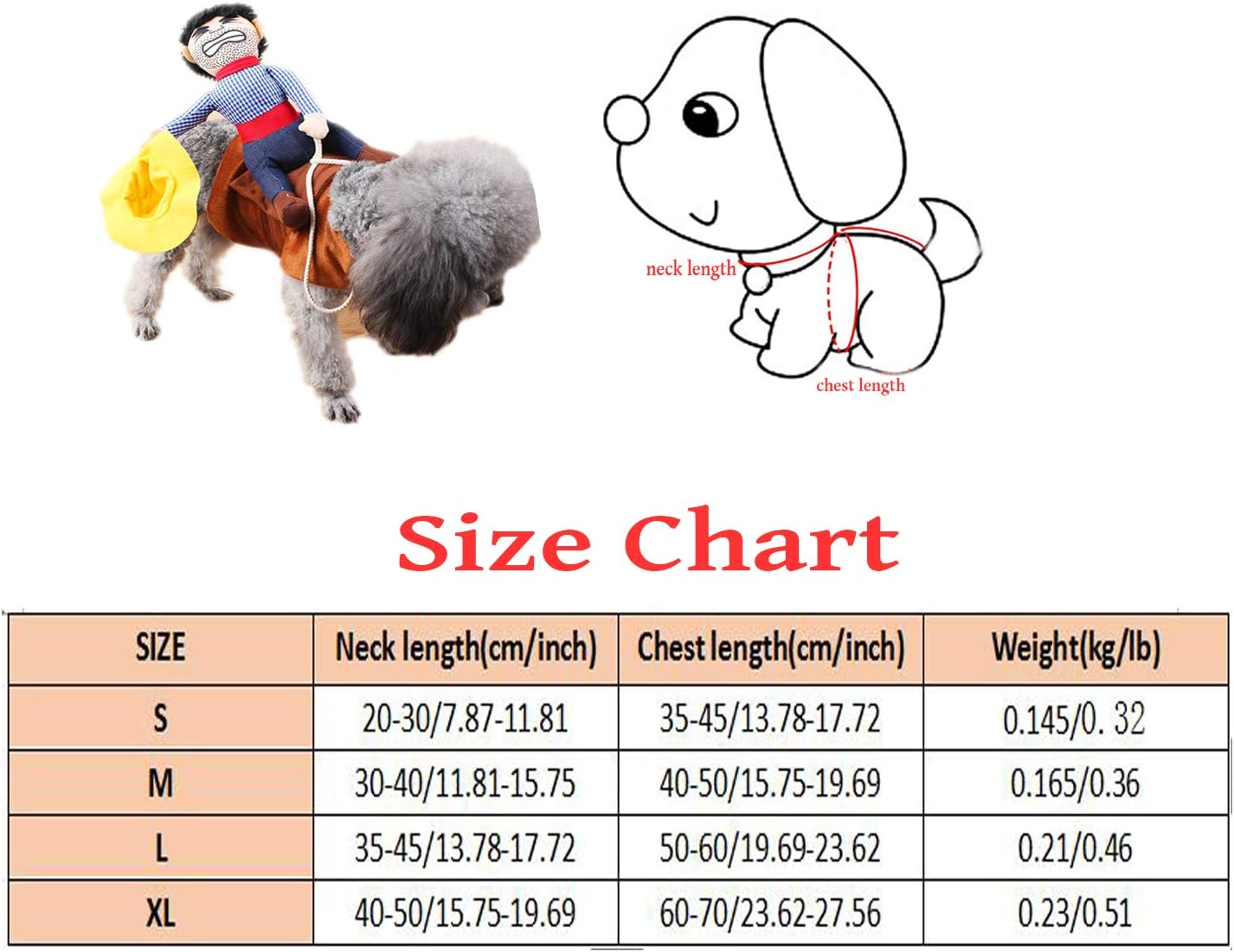 XIAOYU Pet Dog Cat Halloween Costume, Riding Horse Style Costume, Funny Pet Knight Style Clothing for Dog Cat Cosplay M - Image 4