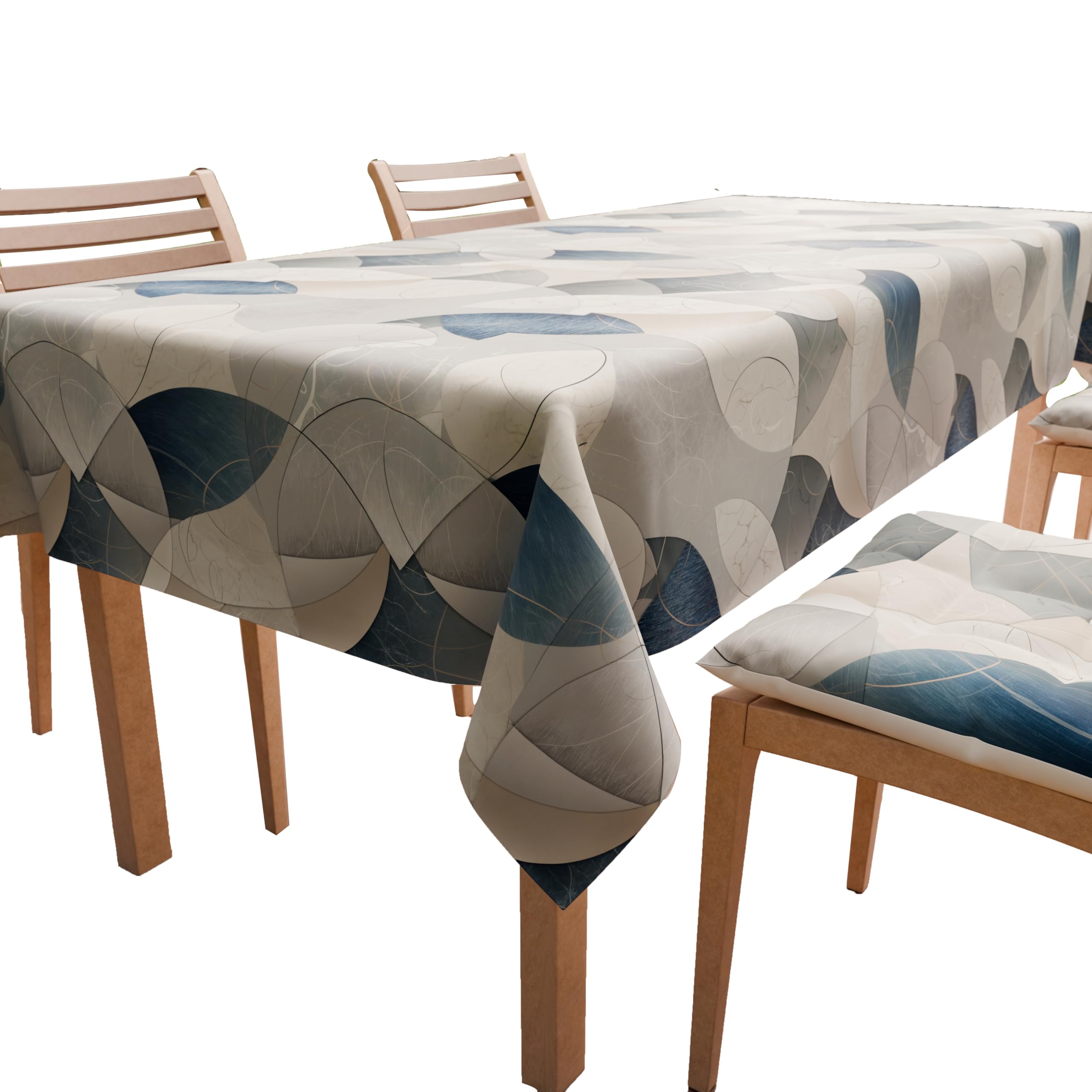 PETTI Artigiani Italiani - Table Cloth, Table Cloth, Kitchen Tablecloth in Cotton Design Lidia Brown X24 Seats (140 x 450 cm) 100% Made in Italy