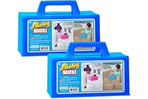 Just Play The Original Slinky® Brickz Sand and Snow Outdoor Play Toy, Pack of 2, 10-inch Wide Brick Mold, Pretend Play, Kids Toys for Ages 5 Up