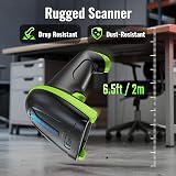Tera 5100 Barcode Scanner Wireless 2.4G USB 1D Reader Battery Level Indicator view 6