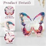 Welsky Butterfly Acrylic Plaque Gift for Women Best Friend Anniversary view 4