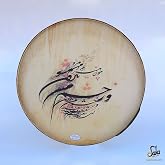 Persian Painting Daf, Deff, Def, Erbane, Bendir With Soft Case NDR-161