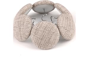 AHAILUOO 12 Colors Fabric Covered Button Twist Pins Dust Ruffle Pins- for Sofa，Upholstery，Armchair Caddies, Armrest Covers,Bed Skirts, Slipcovers, Headliners (Light Brown, 24)