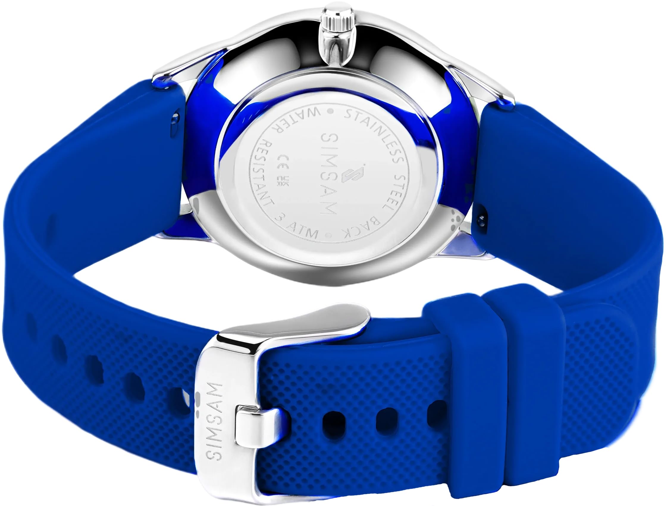 SIMSAM Kids Analog Watch, Learning Watch for Kids 8-12, Waterproof Time Teacher Watches for Boys Ages 5-7 6-8, Easy to Read Educational Girls Watches Ages 8-12, Great Gift Boys Girls Year 4-12 Old Waterproof