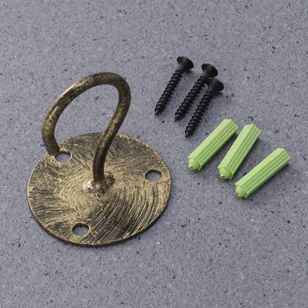 Ganchos y colgadores Blanco Yardwe 2 Piezas Gancho de Techo para