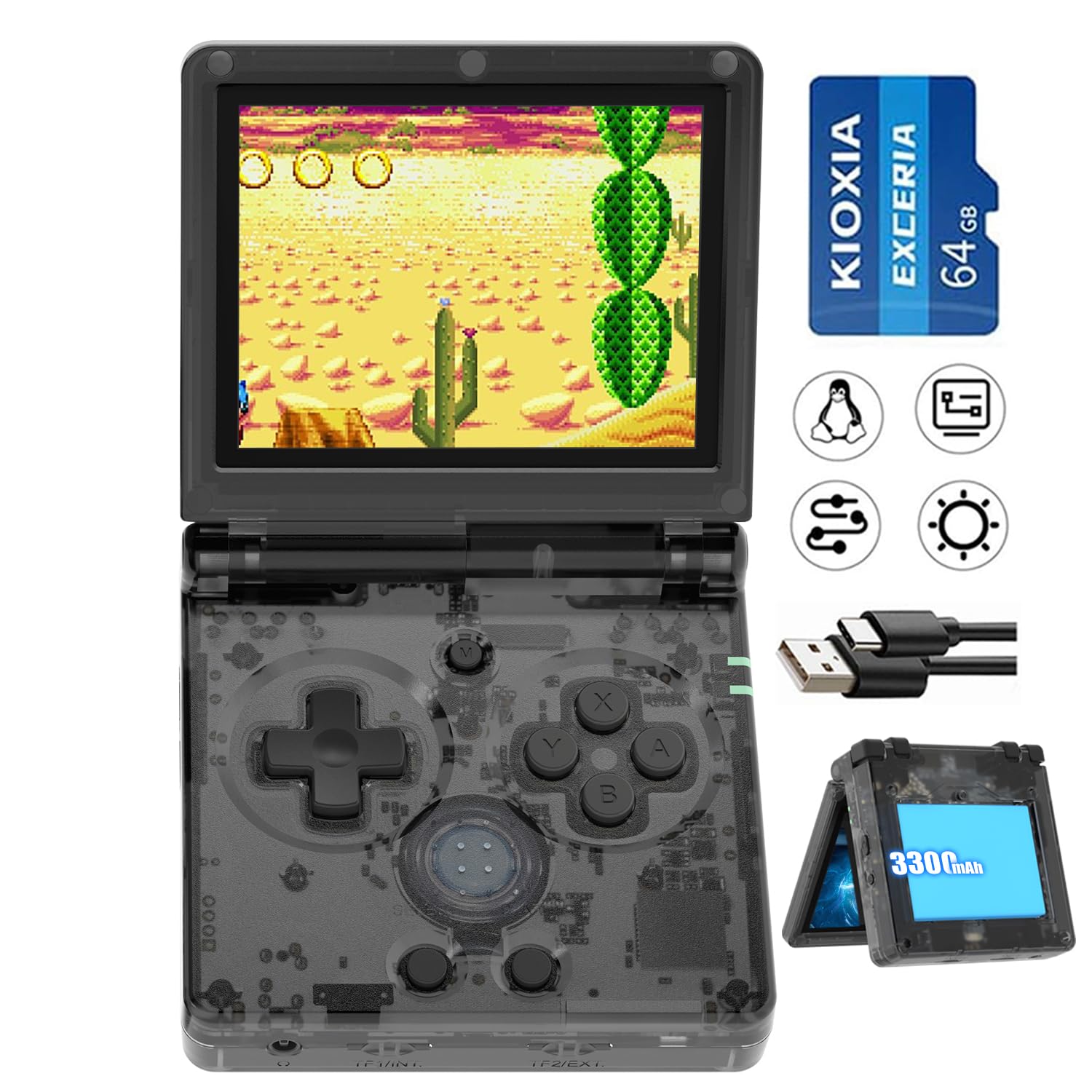 RG35XXSP Flip Portable Retro Handheld Game