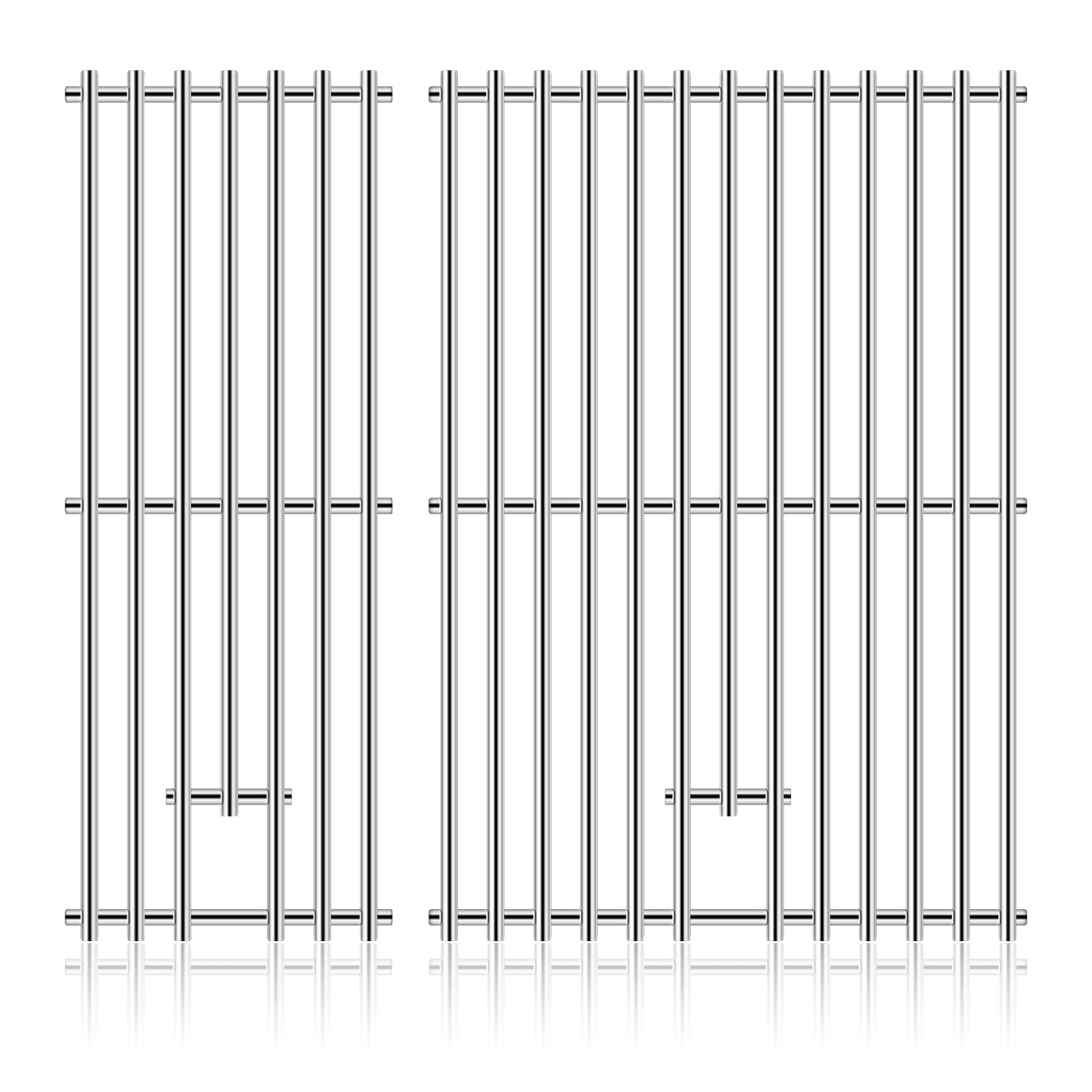 Photo 1 of Adviace Grill Replacement Parts for Charbroil 463630021 463660421 463451022 463660021, Grill Grates for Char-Broil Performance 463630021 2 Burner Grill, G426-0005-W1 G426-0004-W1 Grill Cooking Grates