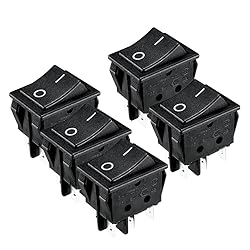 uxcell 5Pcs AC 16A/125V 16A/250V DPDT 6 Terminal 2