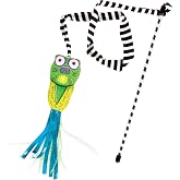 FatCat Tadpole Cat Wand Stuffed with 100% Organic Catnip Interactive Cat Toy
