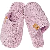 Dokela Fuzzy Kids Slippers Girls Boys Cozy House Slippers Plush Memory Foam House Shoes Non-slip Bedroom Indoor Outdoor