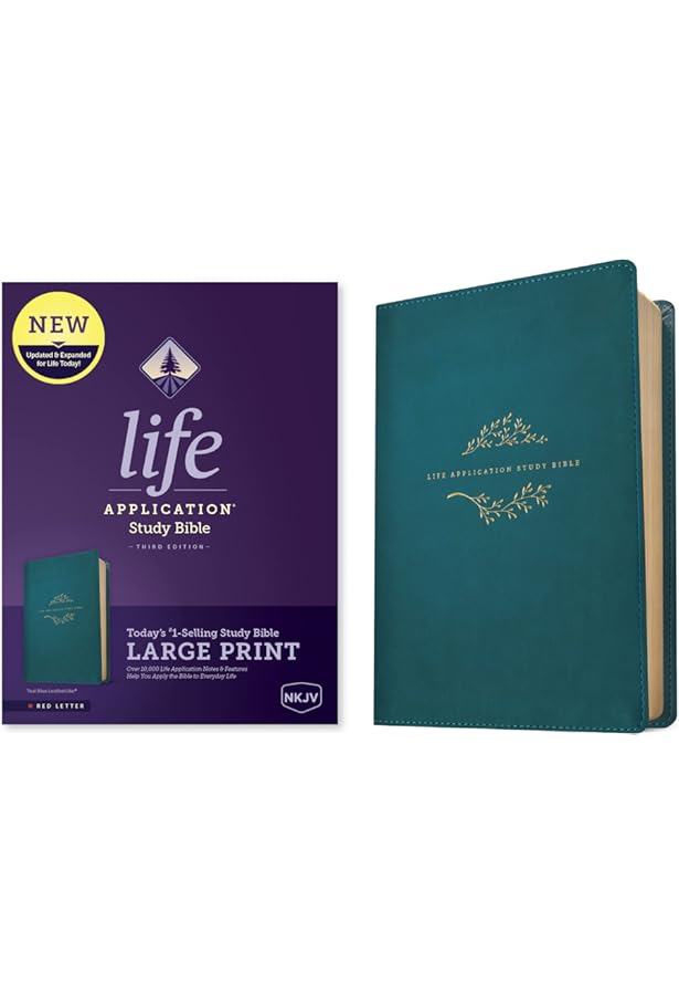 NKJV Life Application Study Bible, Third Edition, Large Print