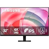 Samsung 32" ViewFinity S7 (S70D) 4K UHD IPS HDR10 High Resolution Monitor with Speakers, DP Port, TUV-Certified, 2025, LS32D708EBNXGO