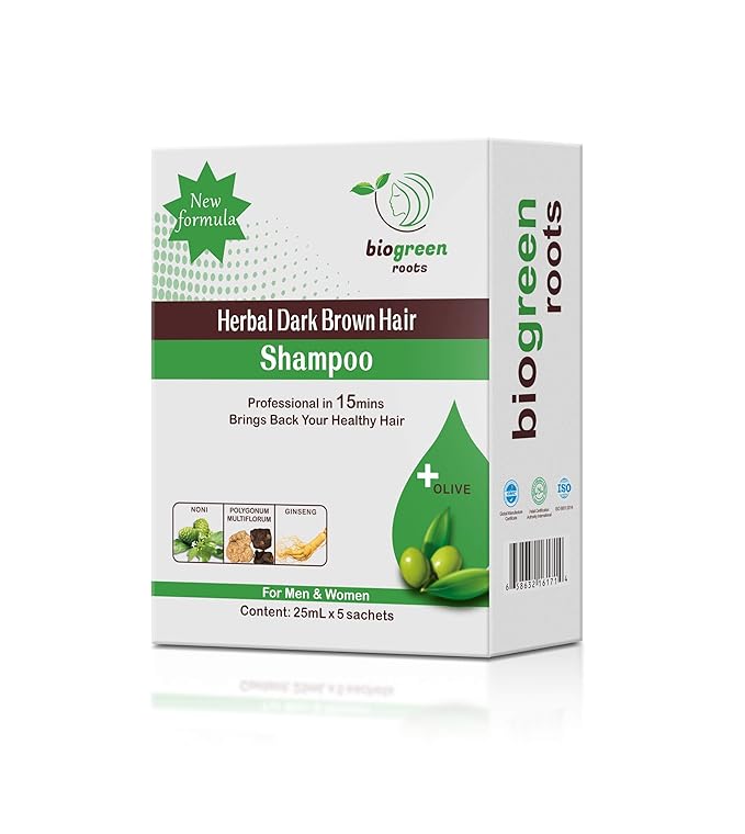 Herbal Dark Brown Hair shampoo - Dark Brown ...
