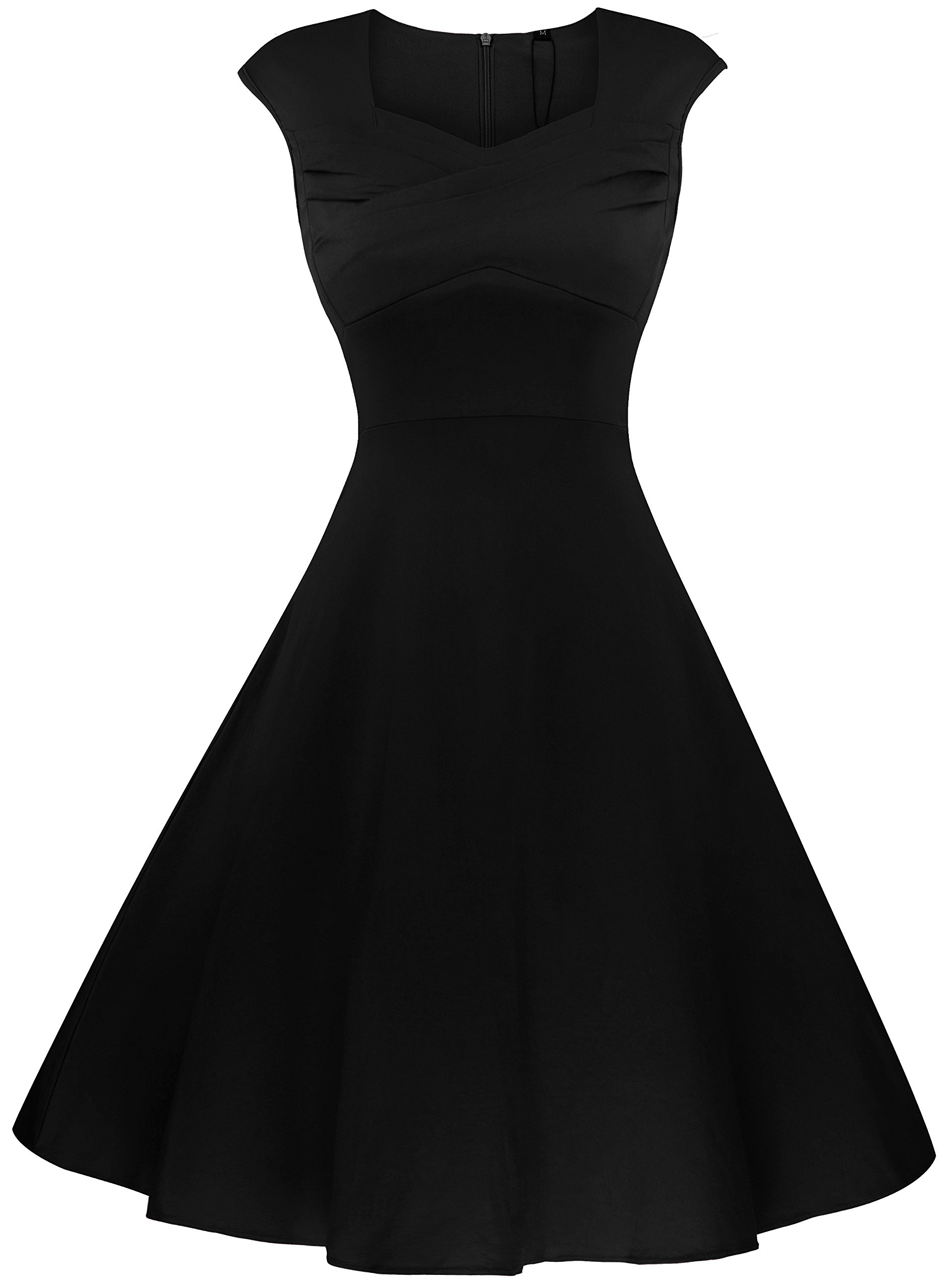 rockabilly homecoming dress 50s Rockabilly Prom Dress Vintage Fit and Flare Dance Party Rhinestone Trim VFG