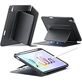 ESR for iPad A16 Case, iPad 11th/10th Generation Case (2025/2022), Vertical Stand Cover, Multi Stand Angles, Ultra-Stable Cover with Pencil Holder, Flip Series, Black | (2025/2022), Multi Stand Angles, Ultra-Stable Cover, with Pencil Holder, Black