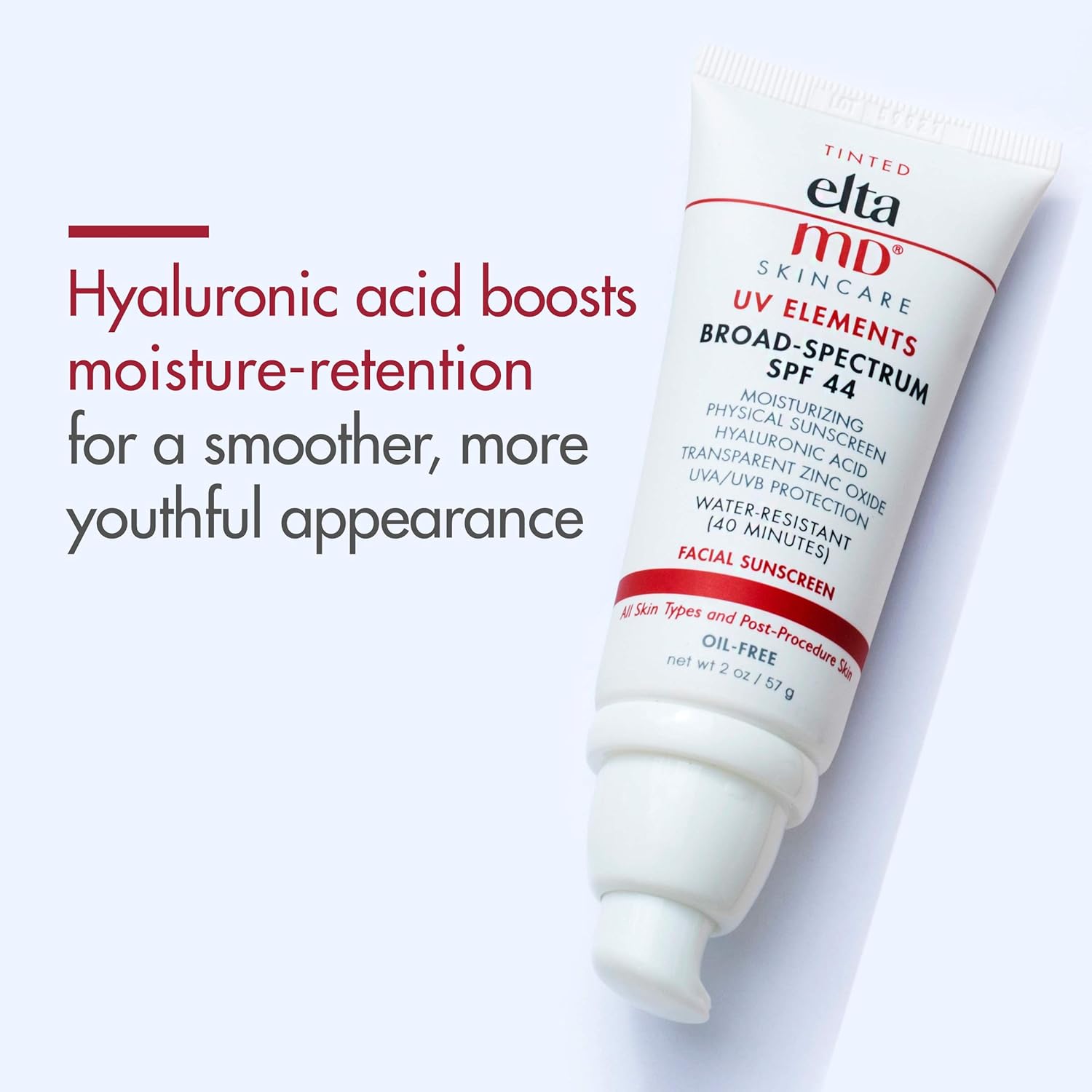 EltaMD UV Elements Tinted Face Moisturizer with Broad-Spectrum SPF 44, Mineral Face Sunscreen, Water-Resistant, Oil-free, 2.0 oz: Premium Beauty