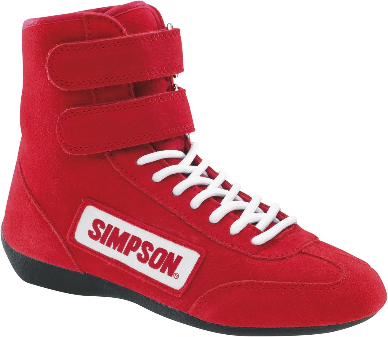 Simpson Racing Equipment 28100RD High Top Shoes 10 Red