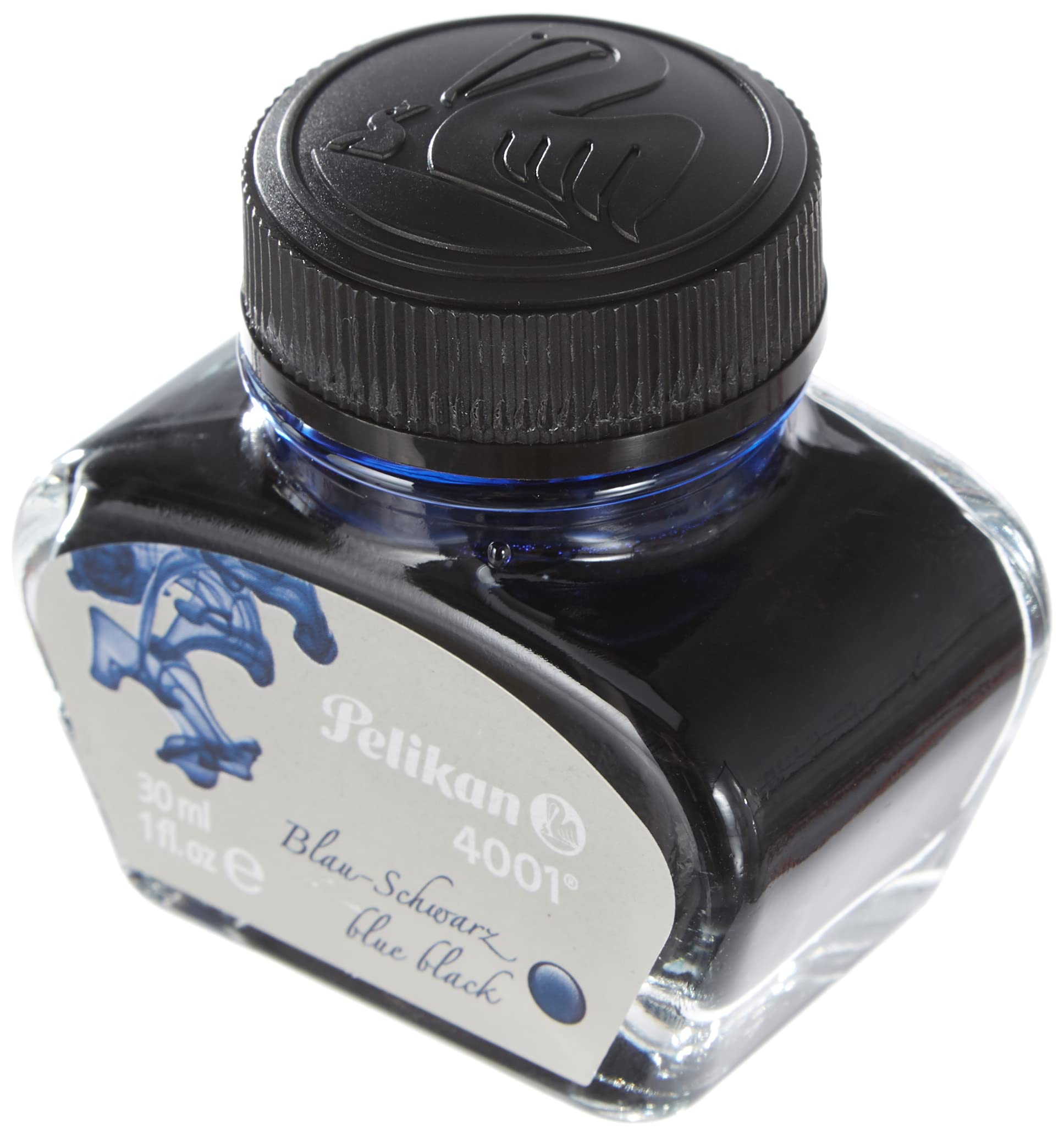 Pelikan Tintenglas Tinte 4001 Blau-Schwarz 30 ml, 1 Glas 3