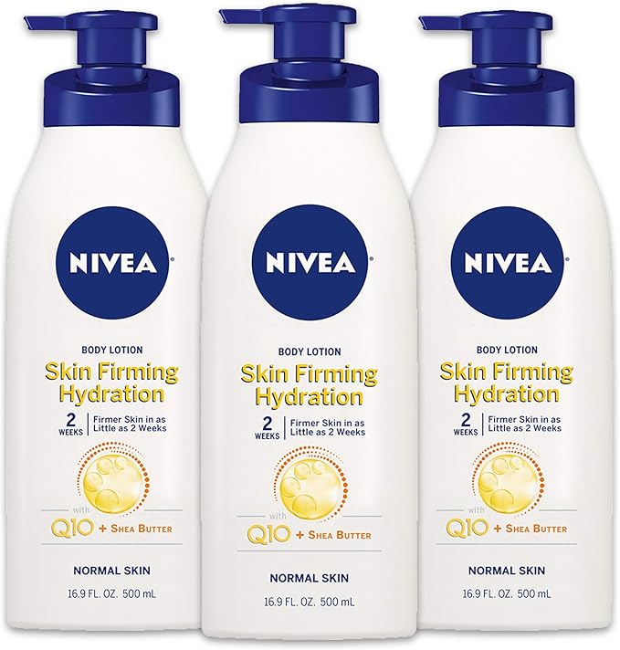 NIVEA Skin Firming Hydration Body Lotion, 16.9 oz. (Pack of 3) Amazon