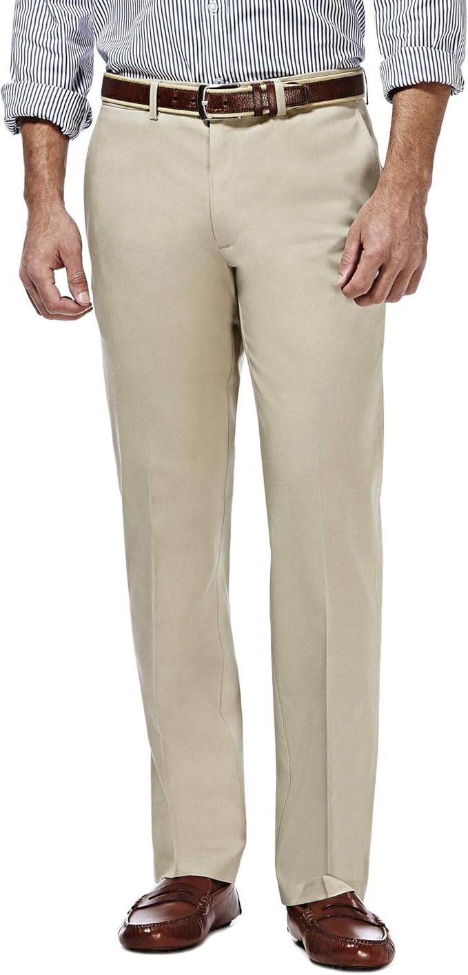 men's no iron khaki pants