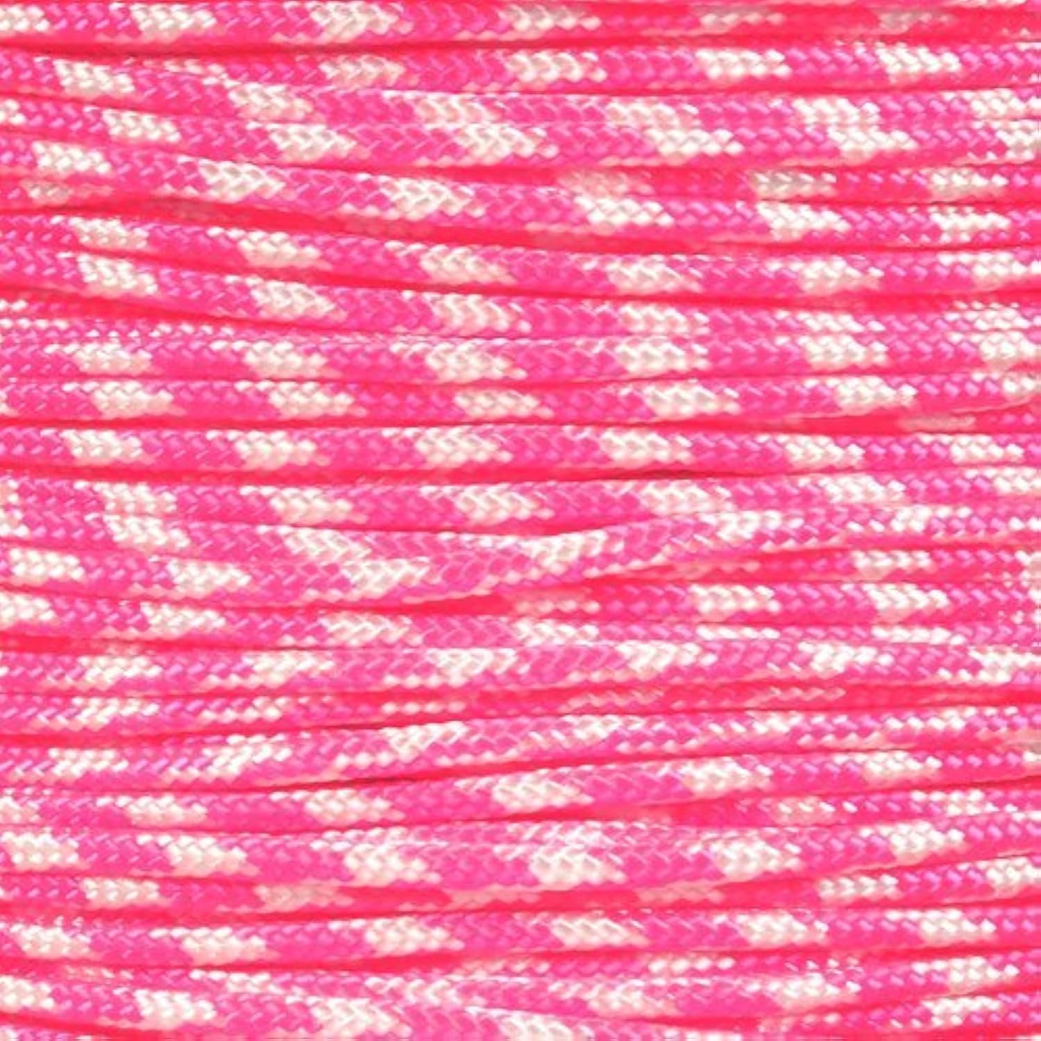 PARACORD PLANET 10, 25, 50, and 100 Foot Hanks of 425 Paracord (3mm) - Made of 100% Nylon for Tactical, Crafting, Survival, General Use, and Much More (Barbie Girl, 100 Feet)
