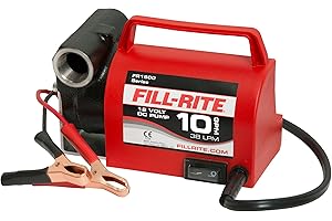 Fill-Rite FR1612 Portable Diesel Transfer Pump (Pump Only w/Power Cable & Battery Clips)