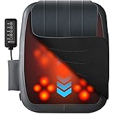 CooCoCo Shiatsu Back Massager with Heat, FSA Eligible, Lower Back Massager for Pain Relief Deep Tissue, HSA 4D Kneading Back Massage with Rooling(Corded)